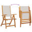 18-4 Sling Garden Chair With Cushion Folding Chair Set-105676098
