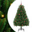 Artificial Christmas Tree with Stand Green PVC and Metal-746283471