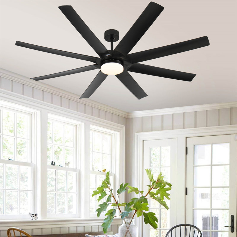 72 Inch Industrial DC Motor Ceiling Fan With Light