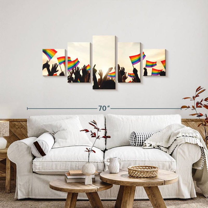 LGBT, 24" H x 55" W