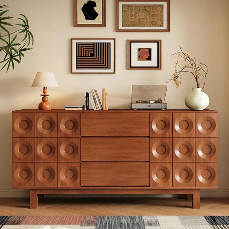 Buffet de rangement multifonctionnel de style médiéval