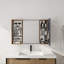 Armoire de salle de bain avec miroir et rangement