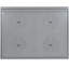 Grand lit mural gris - option peu encombrante pour les salles polyvalentes, les lattes flexibles, le repos confortable convenant aux petits bureaux et aux bureaux à domicile, les courbes du corps de soutien