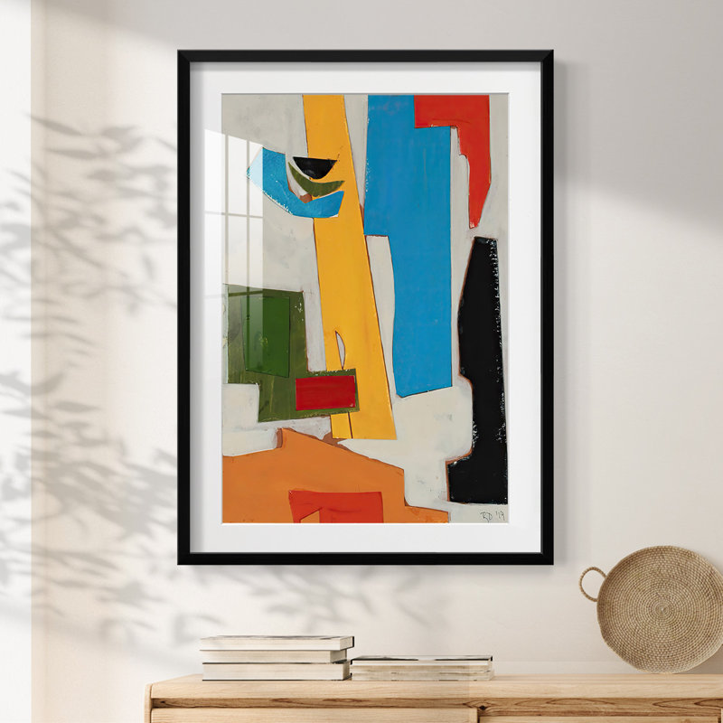 Impression sur toile encadrée andalouse, H 28,5 po x l 20,5 po, Noir