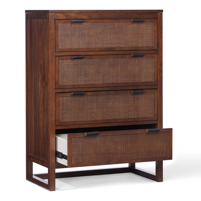 Commode 4 tiroirs Ameer, Noyer