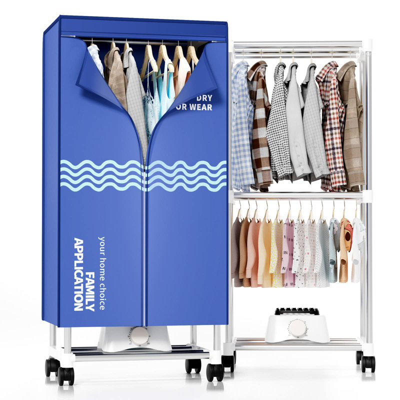 Portable Clothes Dryer with Timer, Blue