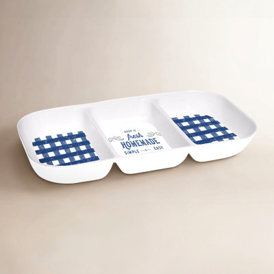 Birch Lane™ Caila Melamine Divided Serving Dish