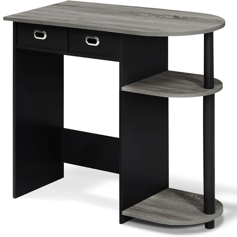 Laptop Notebook Computer Desk/Table with 2 Drawer Bins