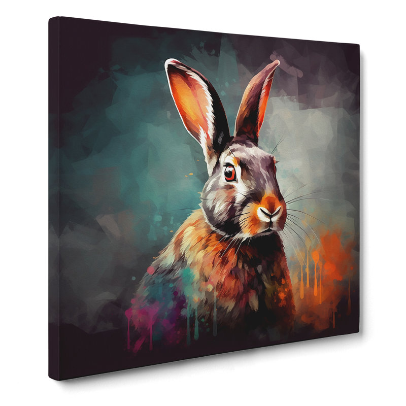Rabbit No.8 - Wrapped Canvas