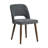  Upholstered Chenille Modern Dining Side Chairs with Solid Wood Legs for Dining Room Set of 4-790102303-790102302