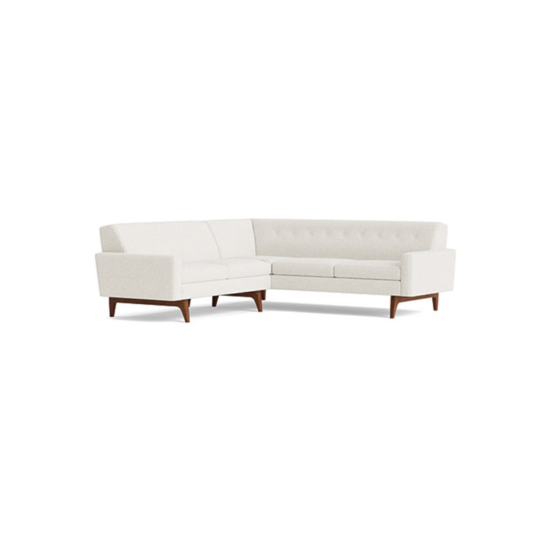 Tyler Sectional, Right Hand Facing, Performance Velvet - Ivy