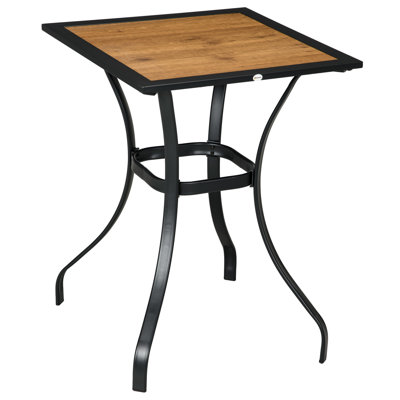 Table de salle à manger d'extérieur en métal Jaisean