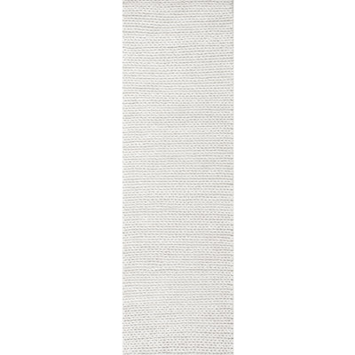 Dunanney Hand Braided Ivory Area Rug