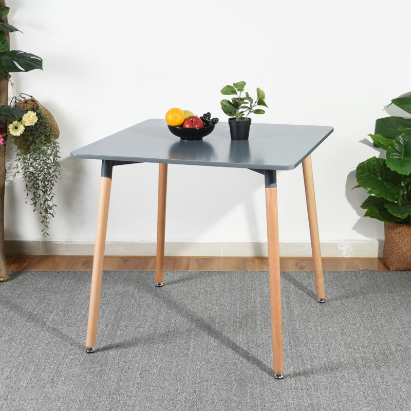Acushnet Solid Wood Base Dining Table, Grey