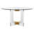 Ravello Round Glass Top Dining Table-668794747