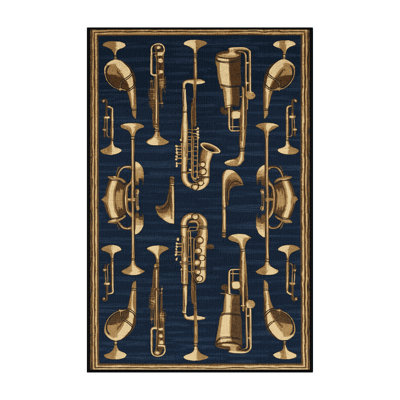  Tapis lavable Jazz Club Aesthétique