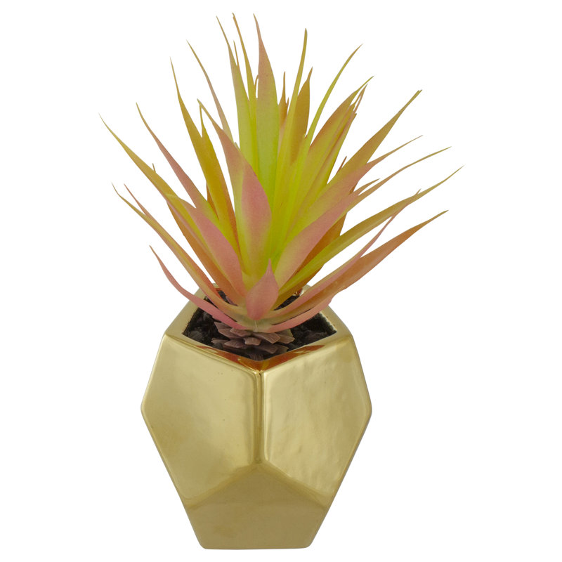 8'' Faux Plant in Ceramic Pot