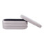 Banc avec rangement en velours