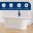 66'' Freestanding Tub Solid Surface Deep Soaking Bathtub
