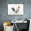 «Rooster In Watercolor» par Jean Plout, art mural sur toile-300371516