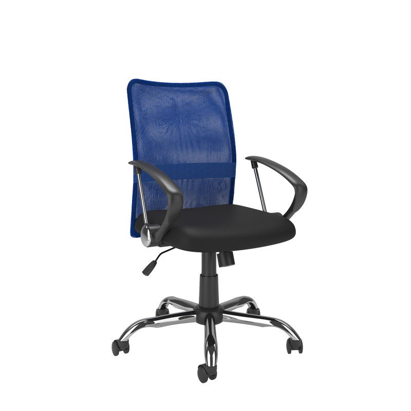 Hubbert Mesh Swivel Task Ofiice Chair, Blue