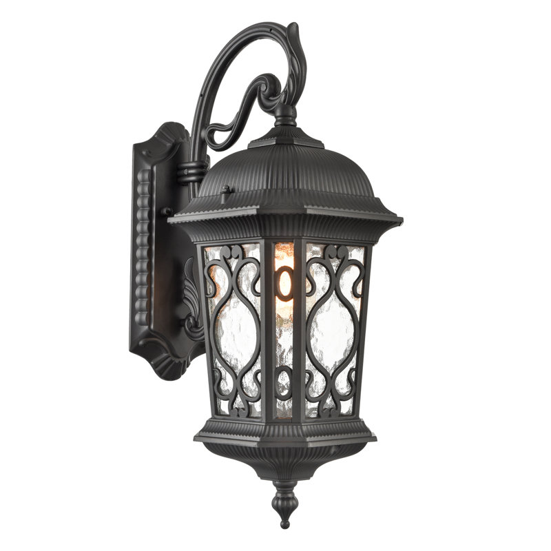 Outdoor Wall Light Fixture Black Exterior Wall Lantern Waterproof, Matte Black