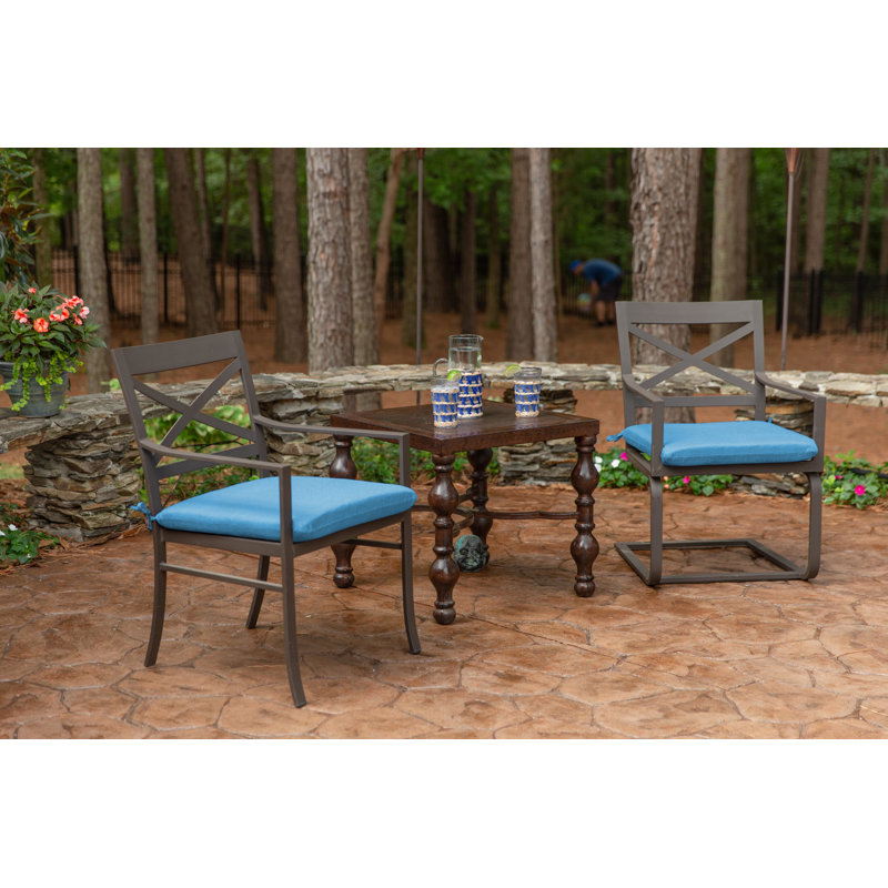 Sunbrella Indoor/Outdoor Reversible Seat Cushion, 20" W x 20" D, Canvas Capri Sunbrella®