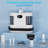 OMESER Portable Steam Deep Cleaner with Sterilize for Carpet Upholstery Spot, 18Kpa/1650W
