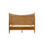 Lits Queen avec tête de lit incurvée, bois d'hévéa et MDF, style ferme moderne-936198792