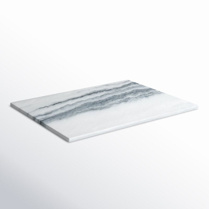 Elegant Rectangular Gray Marble Cheese Board