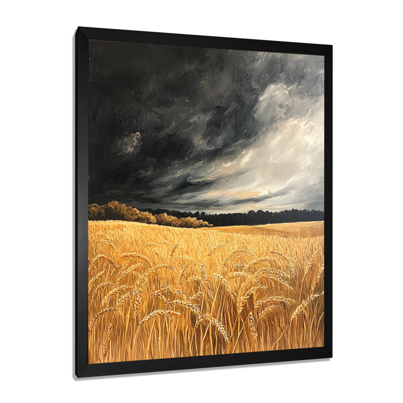 Flickinger - Landscapes Canvas Wall Art, Noir, noir, noir, noir, H 20 po x l 12 po, Reproduction encadrée d'une seule photo