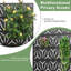 Freestanding Steel Privacy Screen Fence Panels Metal Trellis Outdoor Divider for Patio, Balcony, Backyard, Pool, Indoor Room-958831187-958831190