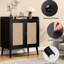 Console décorative, buffet de style médiéval pour entrée, salle à manger, salon - Noir, bois, 65,3 cm de large, 75,3 cm de hauteur, 37,6 cm de profondeur, 17,7 kg, rangements.