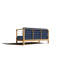 Ensemble de conversation modulaire d'extérieur en teck avec coussins Sunbrella 7 pièces Leon-100099154