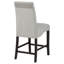 Coad Velvet Upholstered Counter Chair Grey-15331790