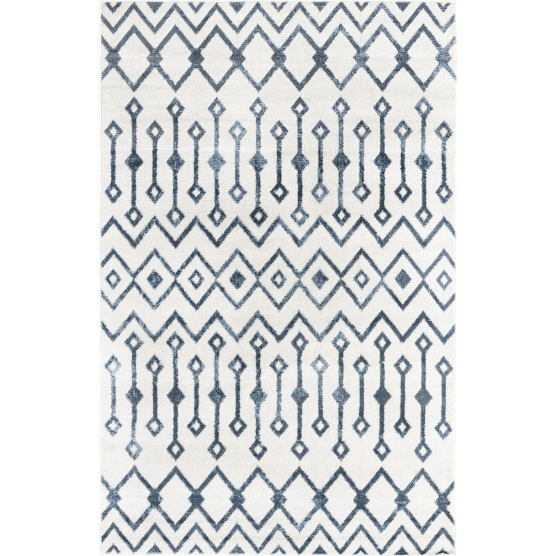 Moroccan Indoor Rug, Rectangle 4' x 6'