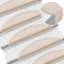 Carpet Stair Treads Taupe 56x17x3 cm