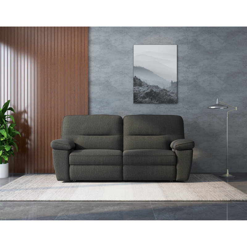 Hashlamoun Upholstered 80'' Reclining Loveseat
