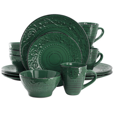  Radiance Ocean Bloom 16-Piece Dinnerware Set
