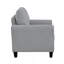 Chaise moderne, chaise rembourrée avec accoudoirs arrondis, chaise de lecture-1738988260