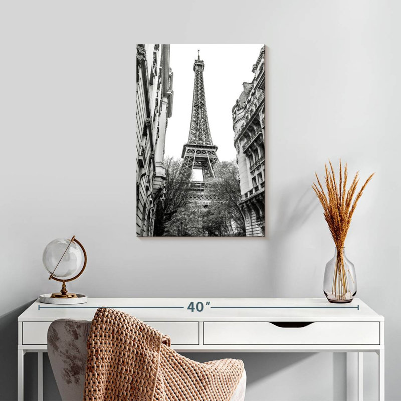 Aime Monochrome Eiffel Tower I, 24" H x 16" W