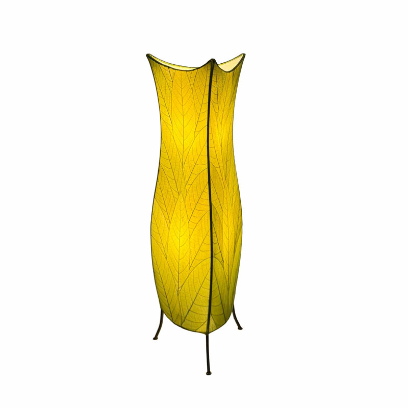 Conrado 36'' Black Novelty Floor Lamp, Green