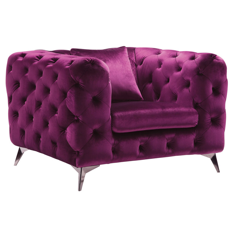 Fauteuil Godsey, Mauve