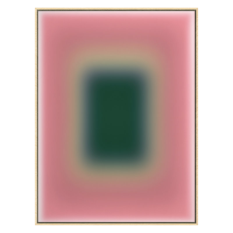 Blur 3 Print by Renee Stramel, Maple, 45" H x 34" W x 1.88" D