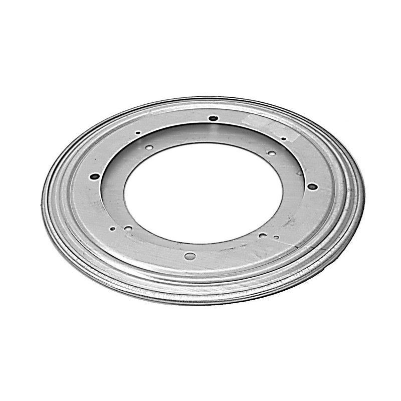 Amoretta Steel Lazy Susan Organizer, 0.03" H x 9" W x 9" D