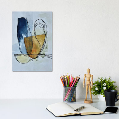 Printemps, formes abstraites, reproduction d'art sur toile tendue
