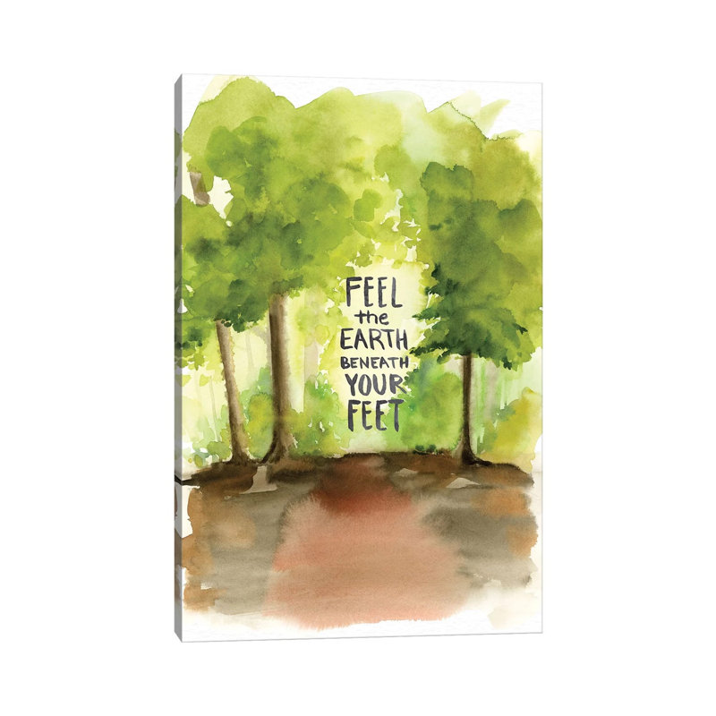 Feel The Earth by Stephanie Ryan - Painting on Canvas, 66.04cm H x 45.72cm W x 3.81cm D, Wrapped Canvas