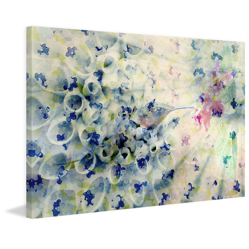«Humming» par Parvez Taj - reproduction d'art sur toile, 40 po x 60 po