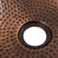 Belfry Bathroom Bellatrix 420mm L x 420mm W Brown Copper Circular Sink