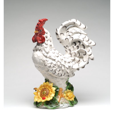 Figurine moisson récolte avec tournesol